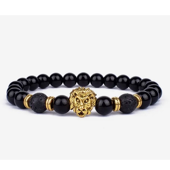 Lion Head Stretch Bracelet - Picture 1 of 3